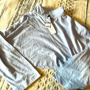 Cotton on tank top blue large NWT